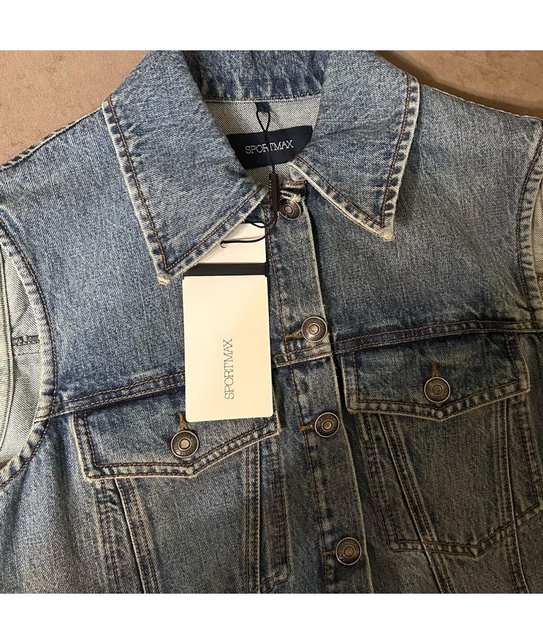 SPORTMAX Деним платье, фото 5