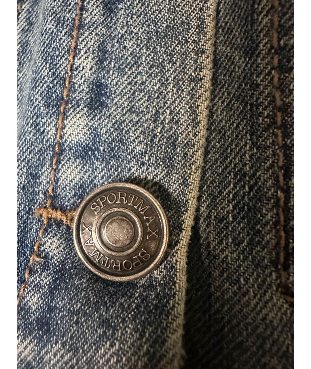 SPORTMAX Деним платье, фото 7