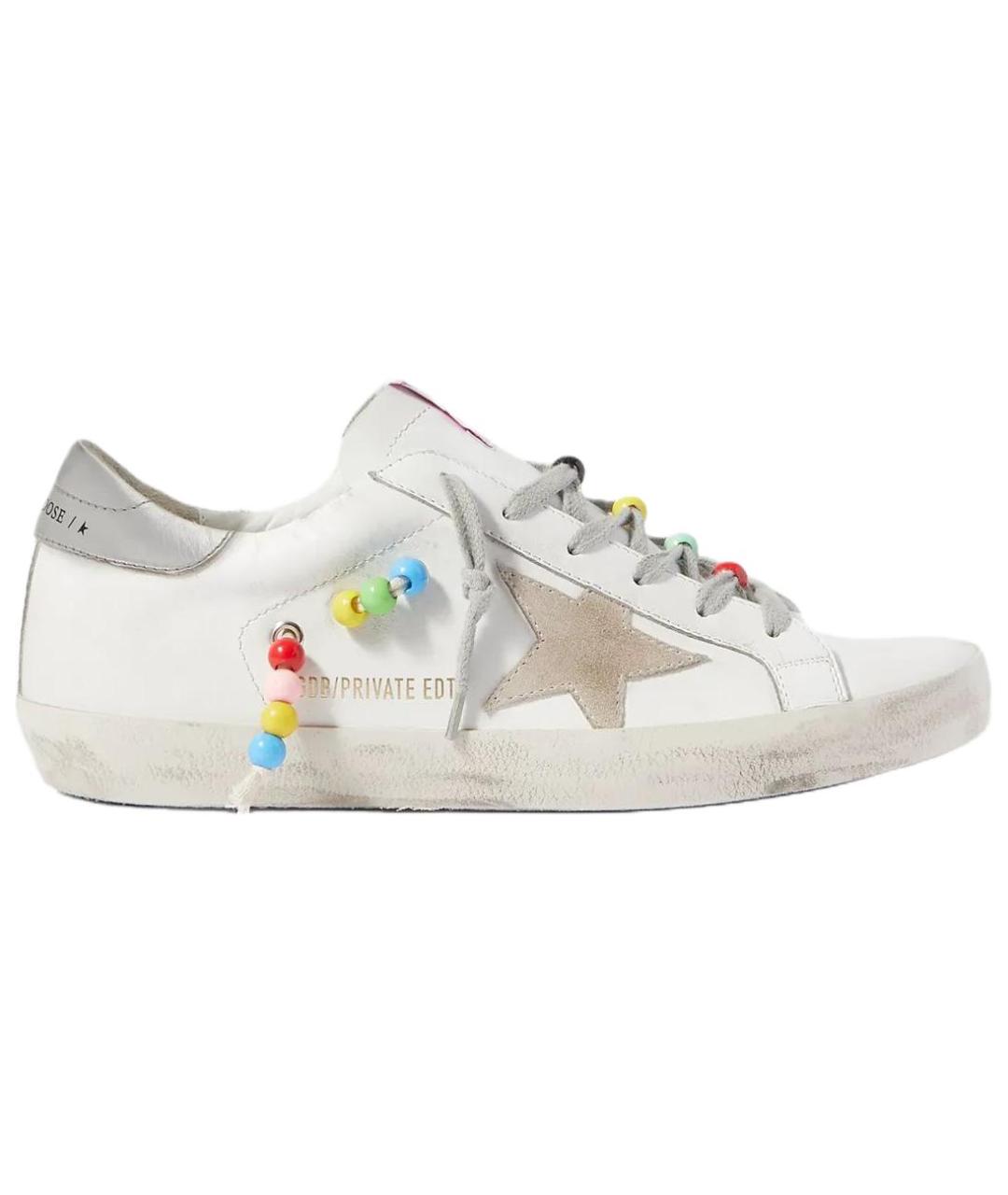GOLDEN GOOSE DELUXE BRAND Белые кеды, фото 1