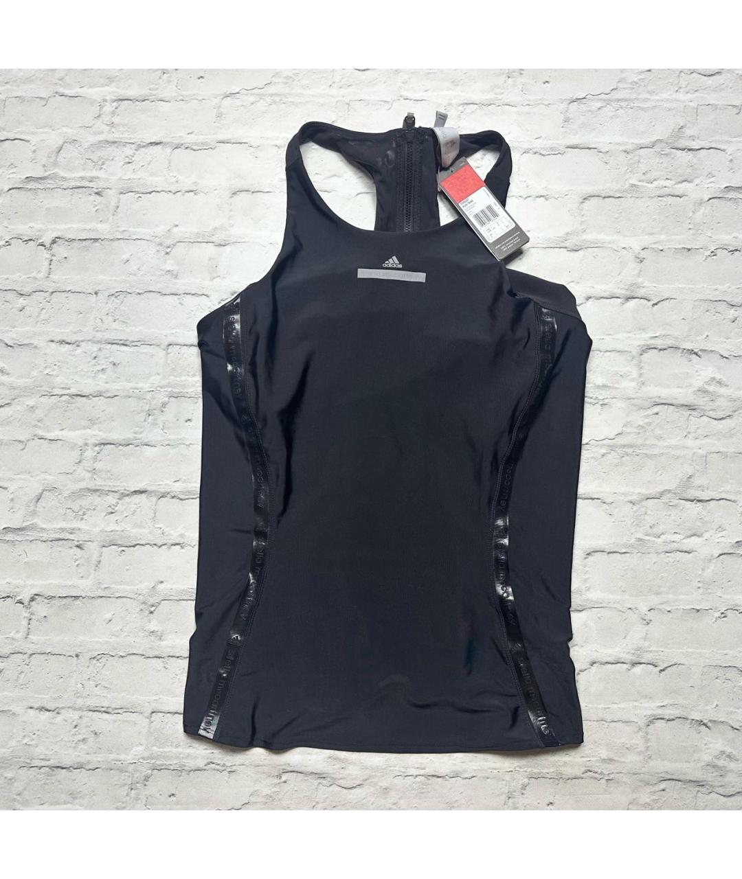 ADIDAS BY STELLA MCCARTNEY Черная полиэстеровая майка, фото 9