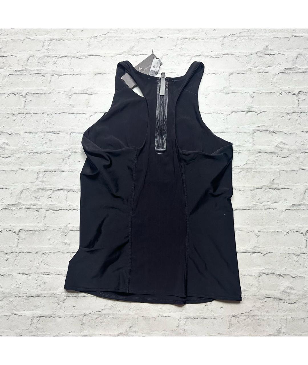 ADIDAS BY STELLA MCCARTNEY Черная полиэстеровая майка, фото 3