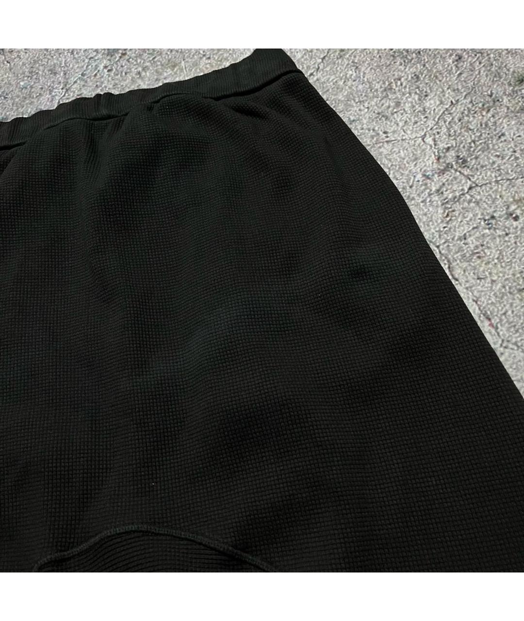 BORIS BIDJAN Черные хлопко-эластановые повседневные брюки, фото 6