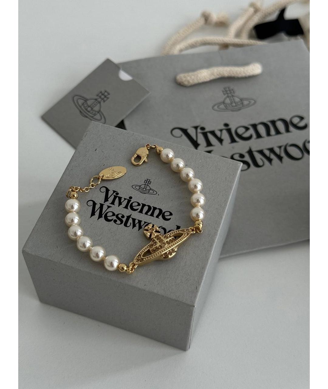 VIVIENNE WESTWOOD Золотой браслет, фото 3