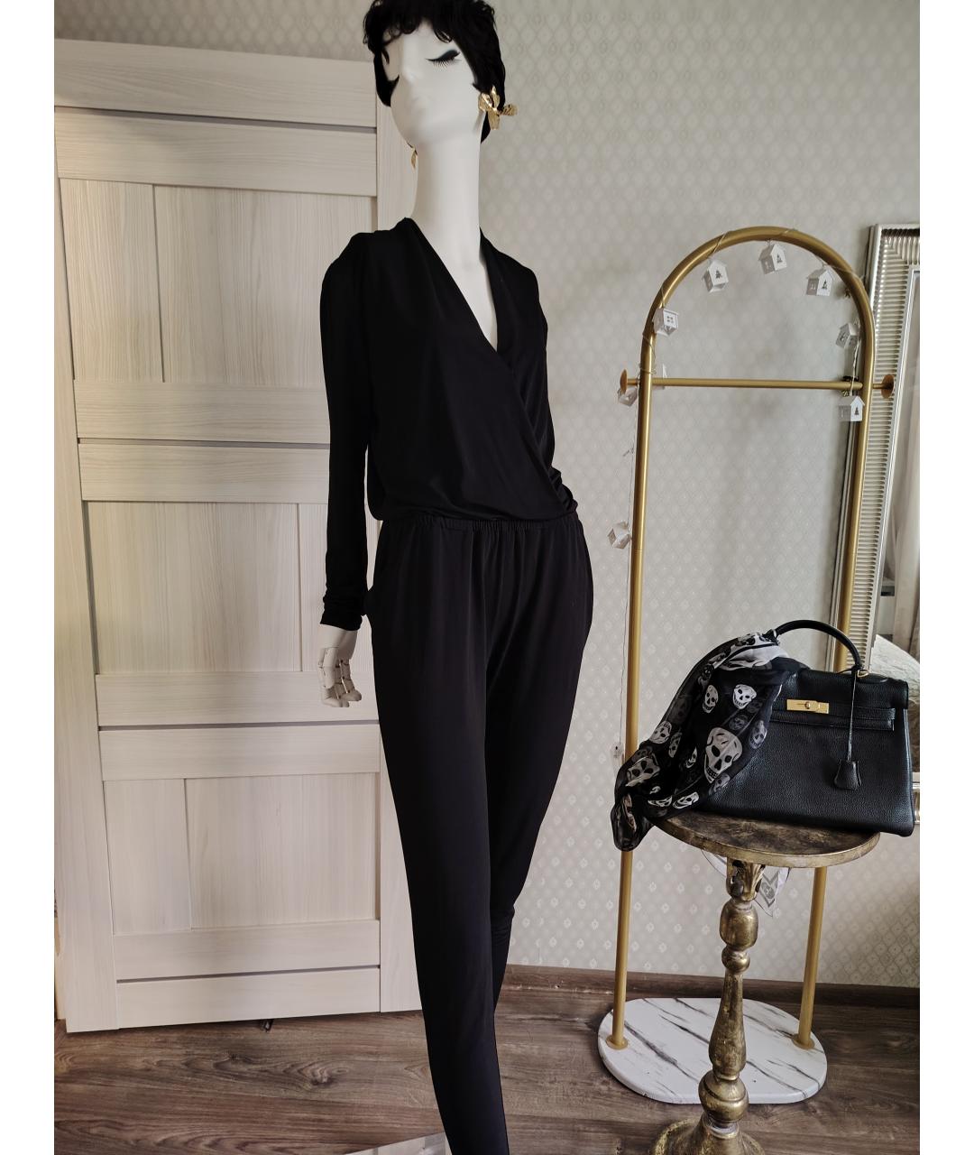 MICHAEL MICHAEL KORS Черный полиэстеровый комбинезон, фото 5