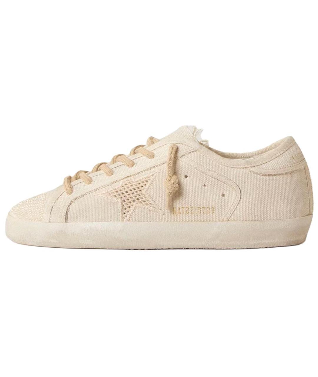 GOLDEN GOOSE DELUXE BRAND Бежевые кеды, фото 2