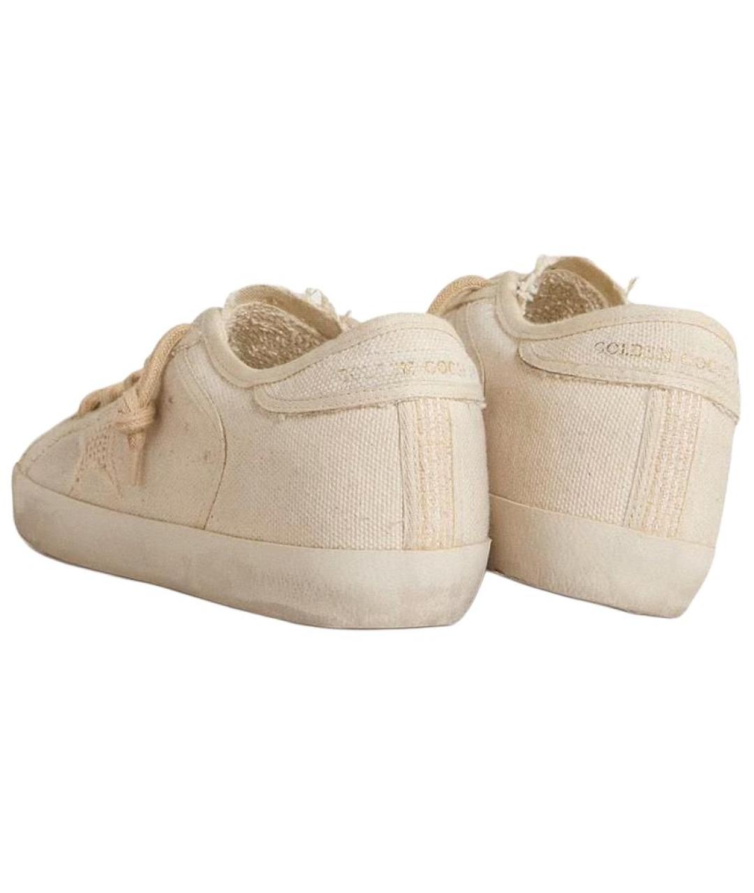 GOLDEN GOOSE DELUXE BRAND Бежевые кеды, фото 4