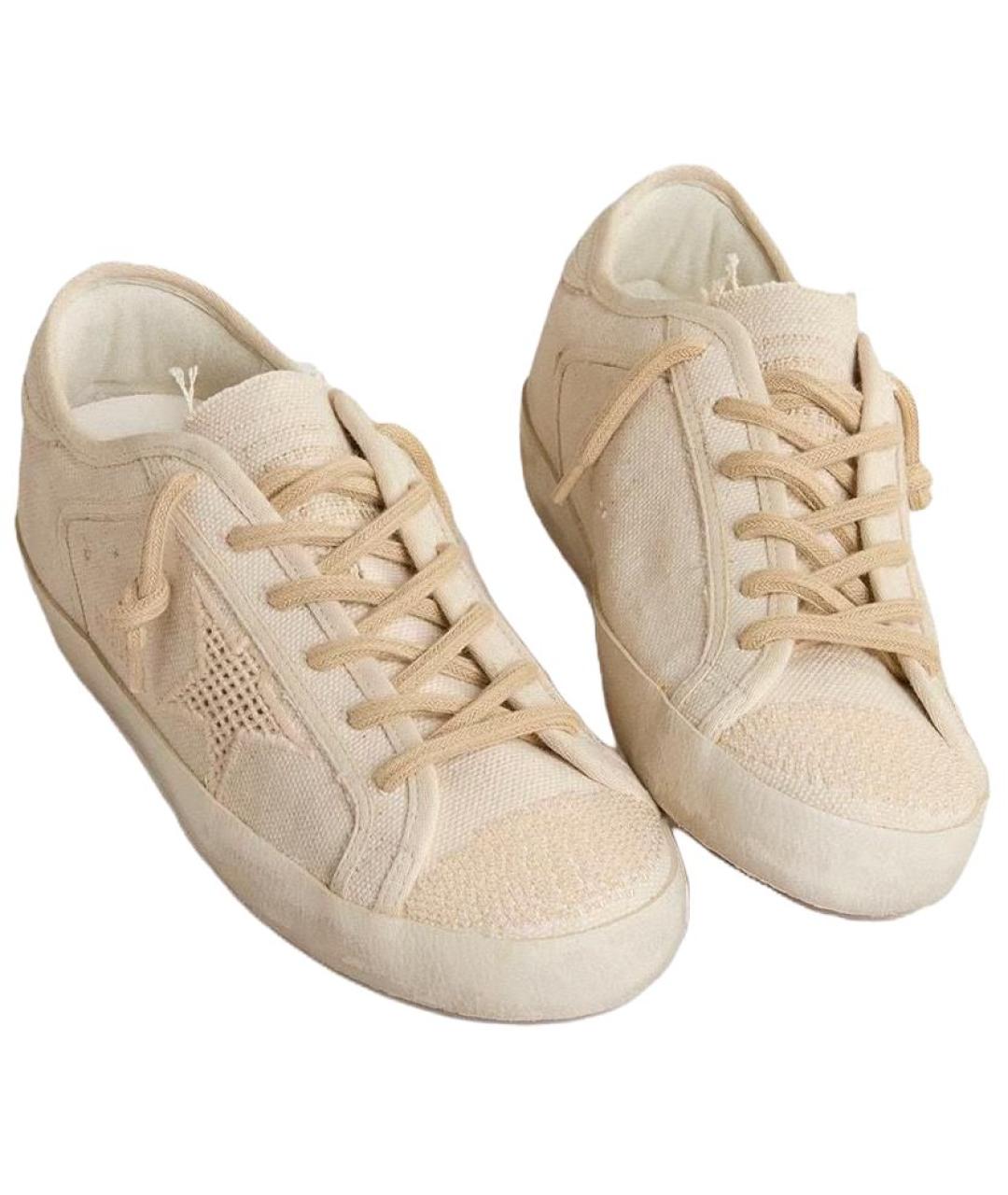 GOLDEN GOOSE DELUXE BRAND Бежевые кеды, фото 3