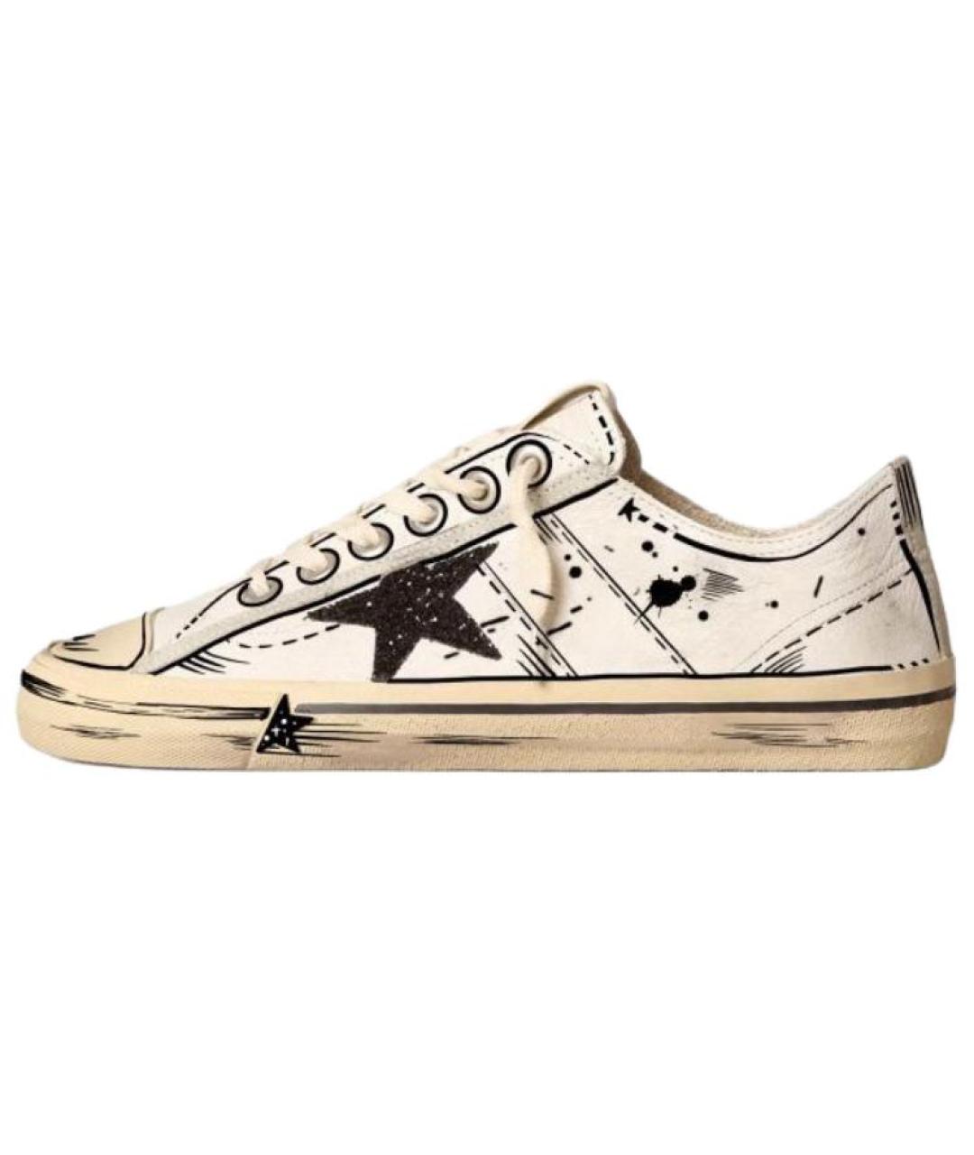 GOLDEN GOOSE DELUXE BRAND Бежевые кеды, фото 2