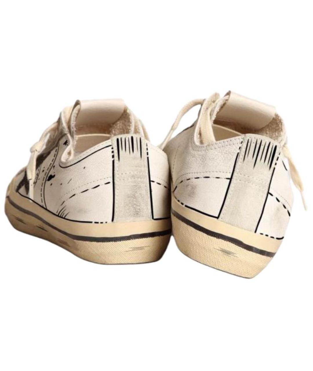 GOLDEN GOOSE DELUXE BRAND Бежевые кеды, фото 4