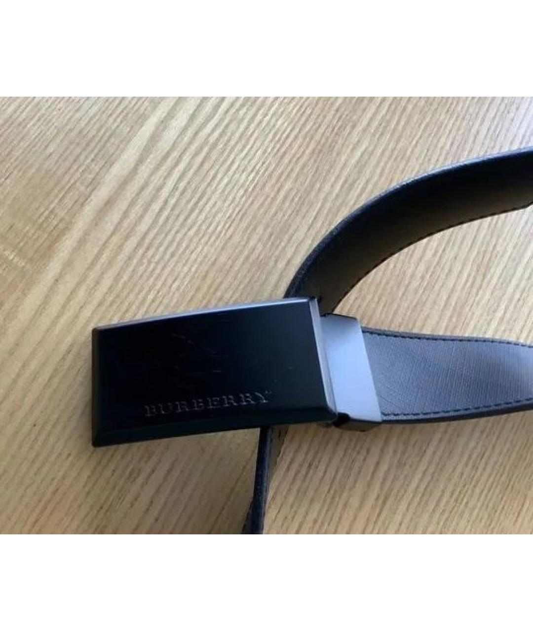 BURBERRY Кожаный ремень, фото 4
