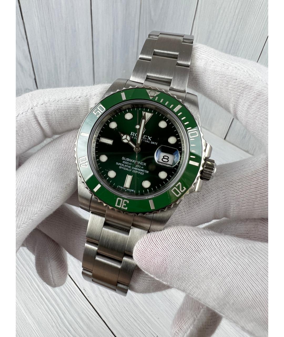 ROLEX Серебряные металлические часы, фото 2