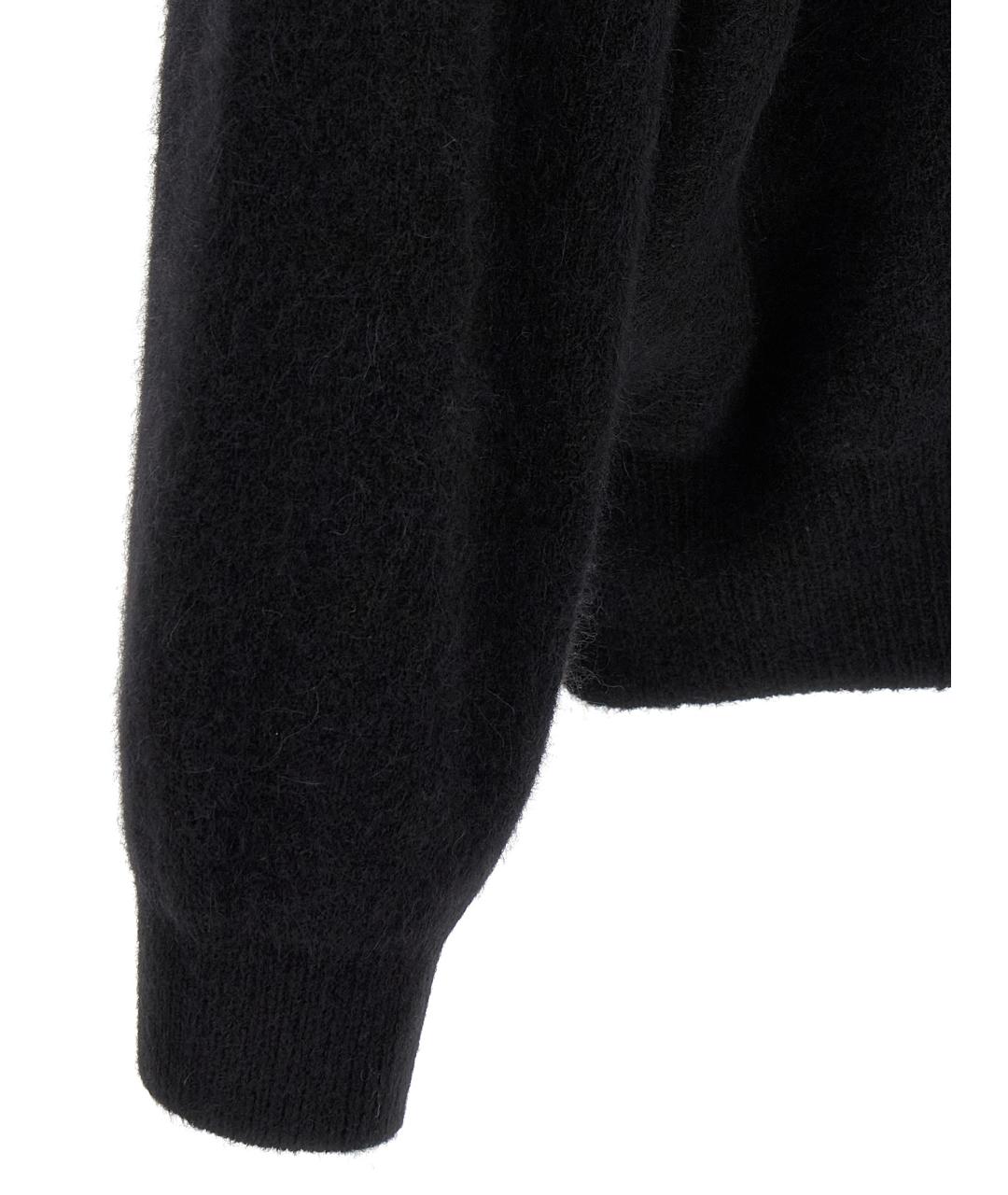 RICK OWENS Черный шерстяной кардиган, фото 4