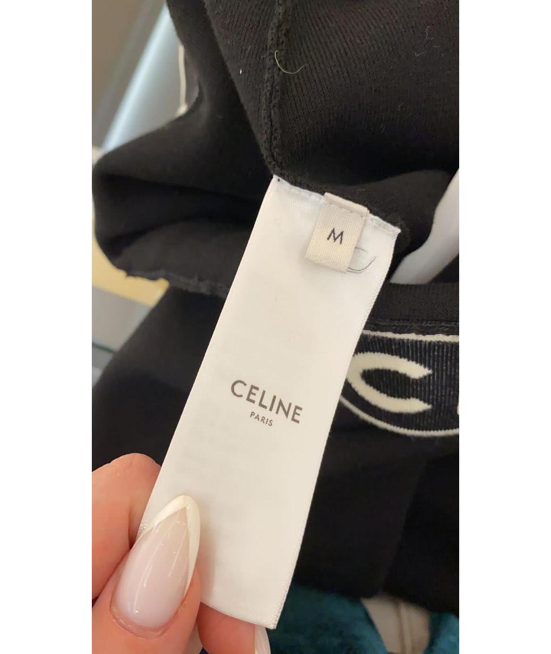 CELINE Черные кашемировые леггинсы и велосипедки, фото 4