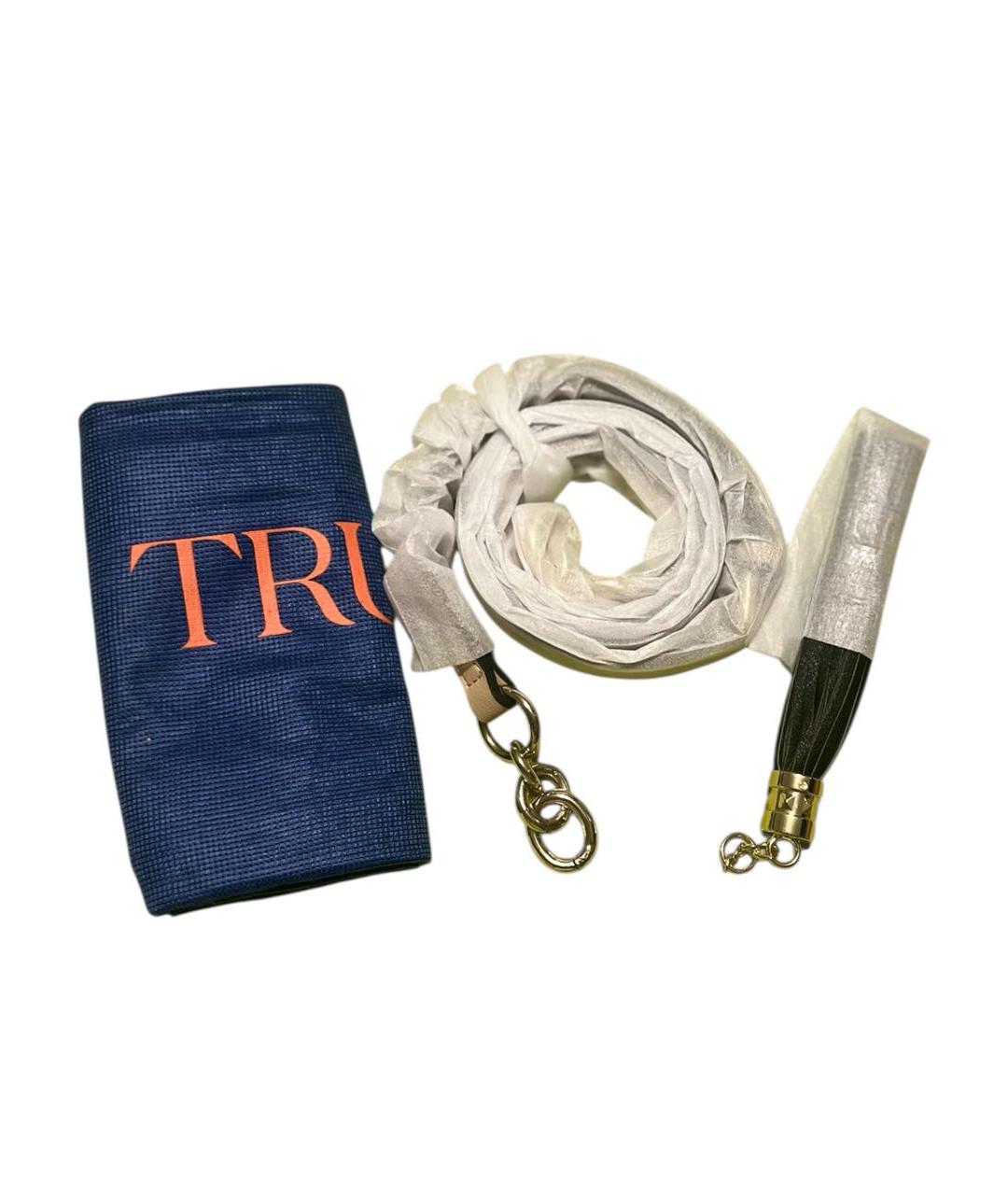 TRUSSARDI Коричневая сумка через плечо из искусственной кожи, фото 3