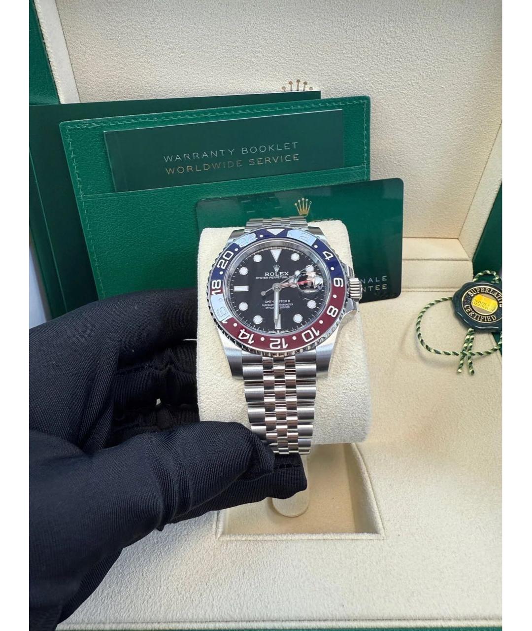 ROLEX Черные часы, фото 4