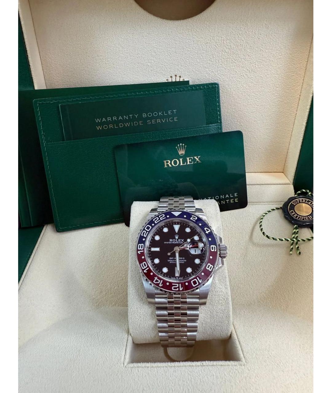 ROLEX Черные часы, фото 2