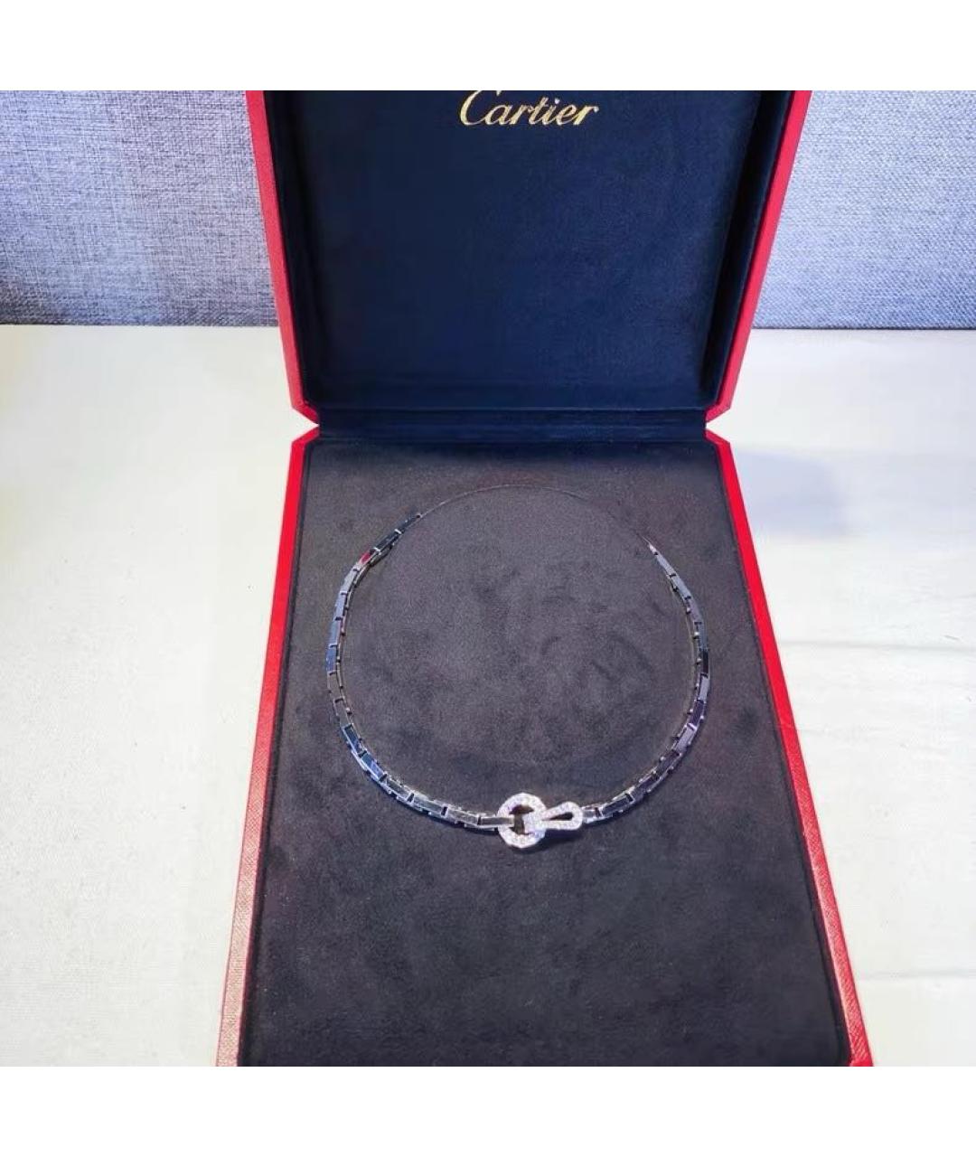 CARTIER Колье из белого золота, фото 7