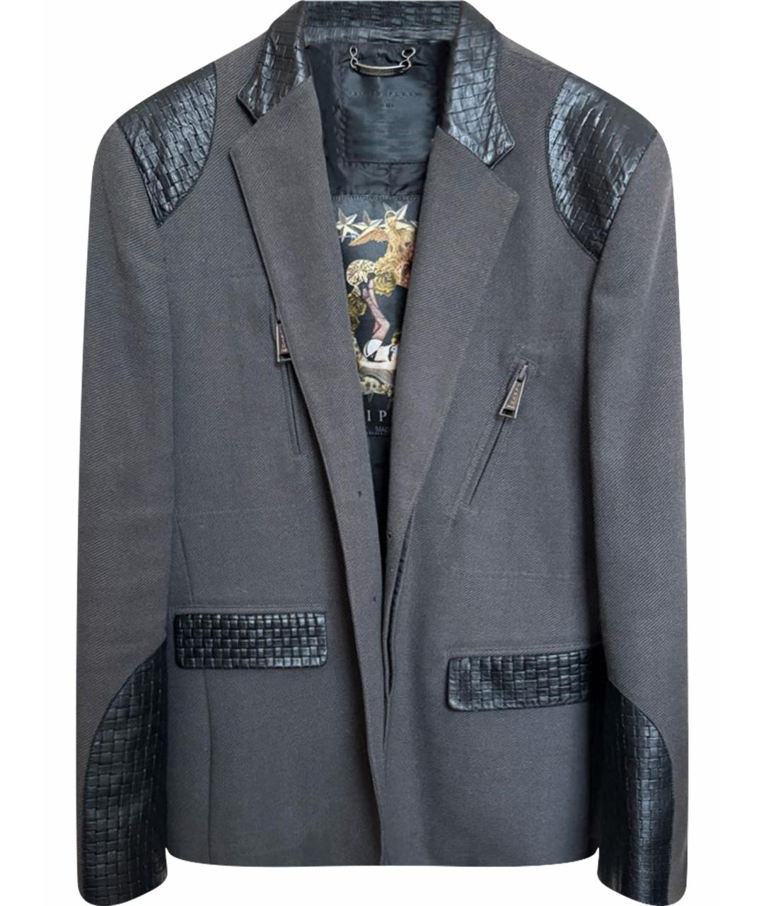 PHILIPP PLEIN Антрацитовый пиджак, фото 1
