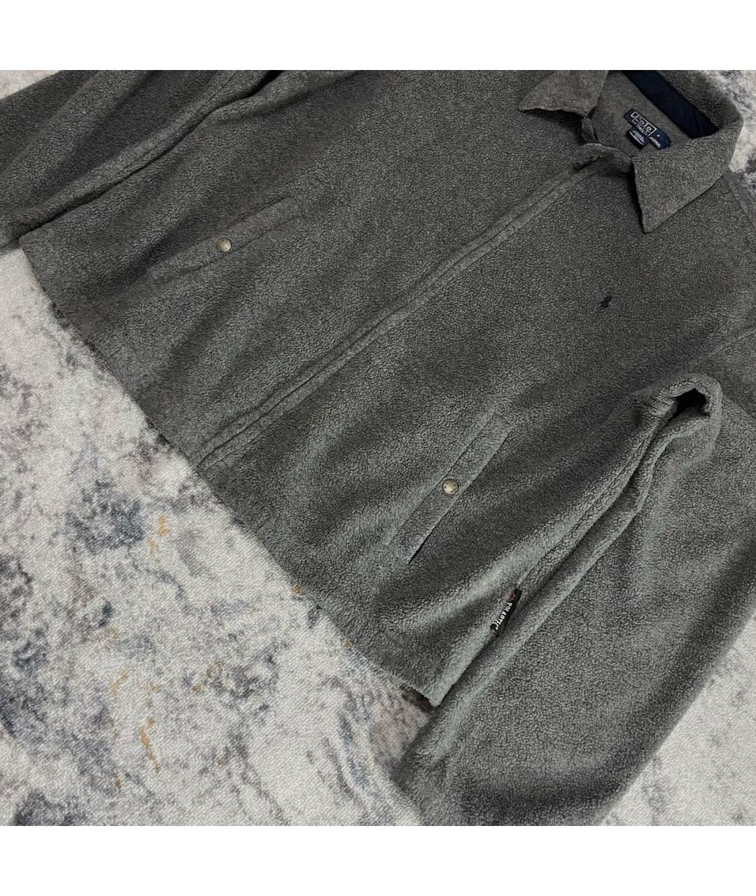 POLO RALPH LAUREN Серая полиэстеровая куртка, фото 5