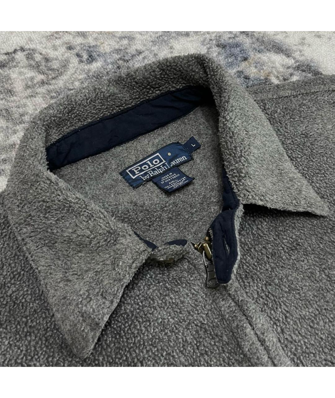 POLO RALPH LAUREN Серая полиэстеровая куртка, фото 3