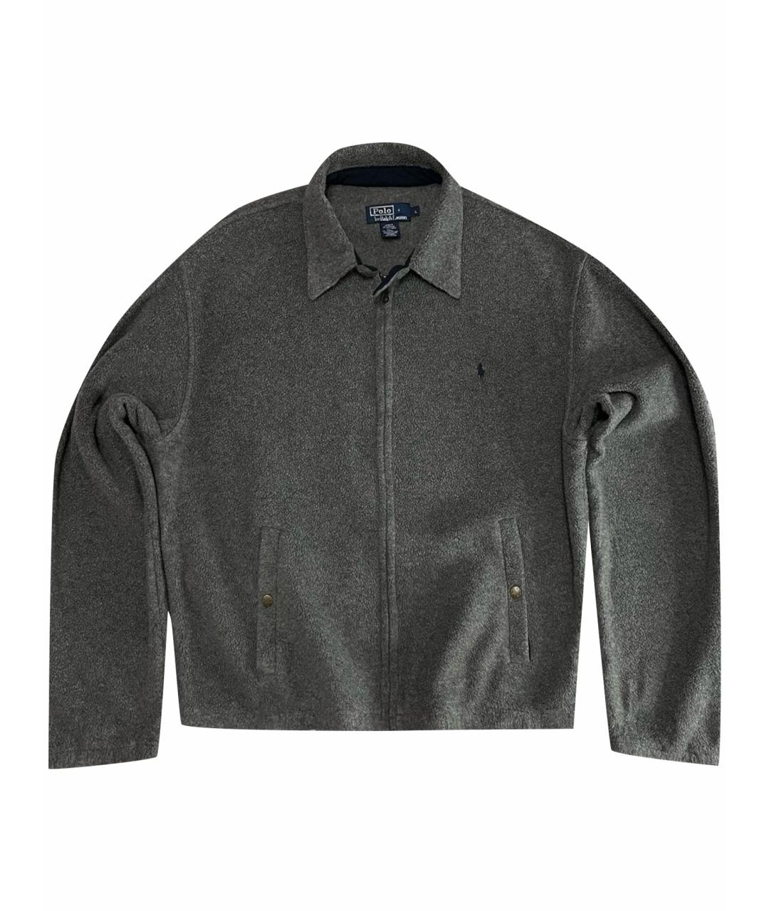POLO RALPH LAUREN Серая полиэстеровая куртка, фото 1
