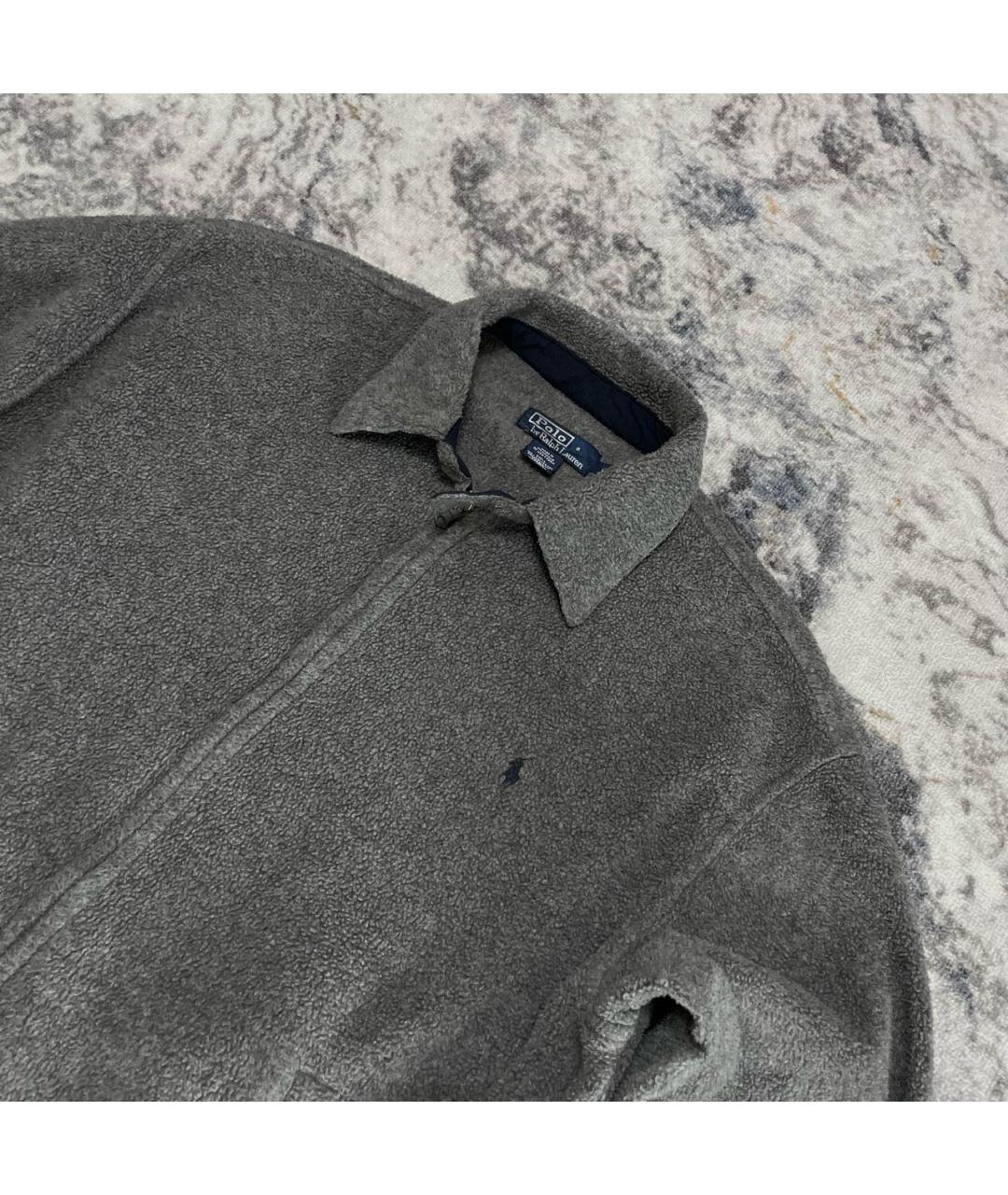 POLO RALPH LAUREN Серая полиэстеровая куртка, фото 4