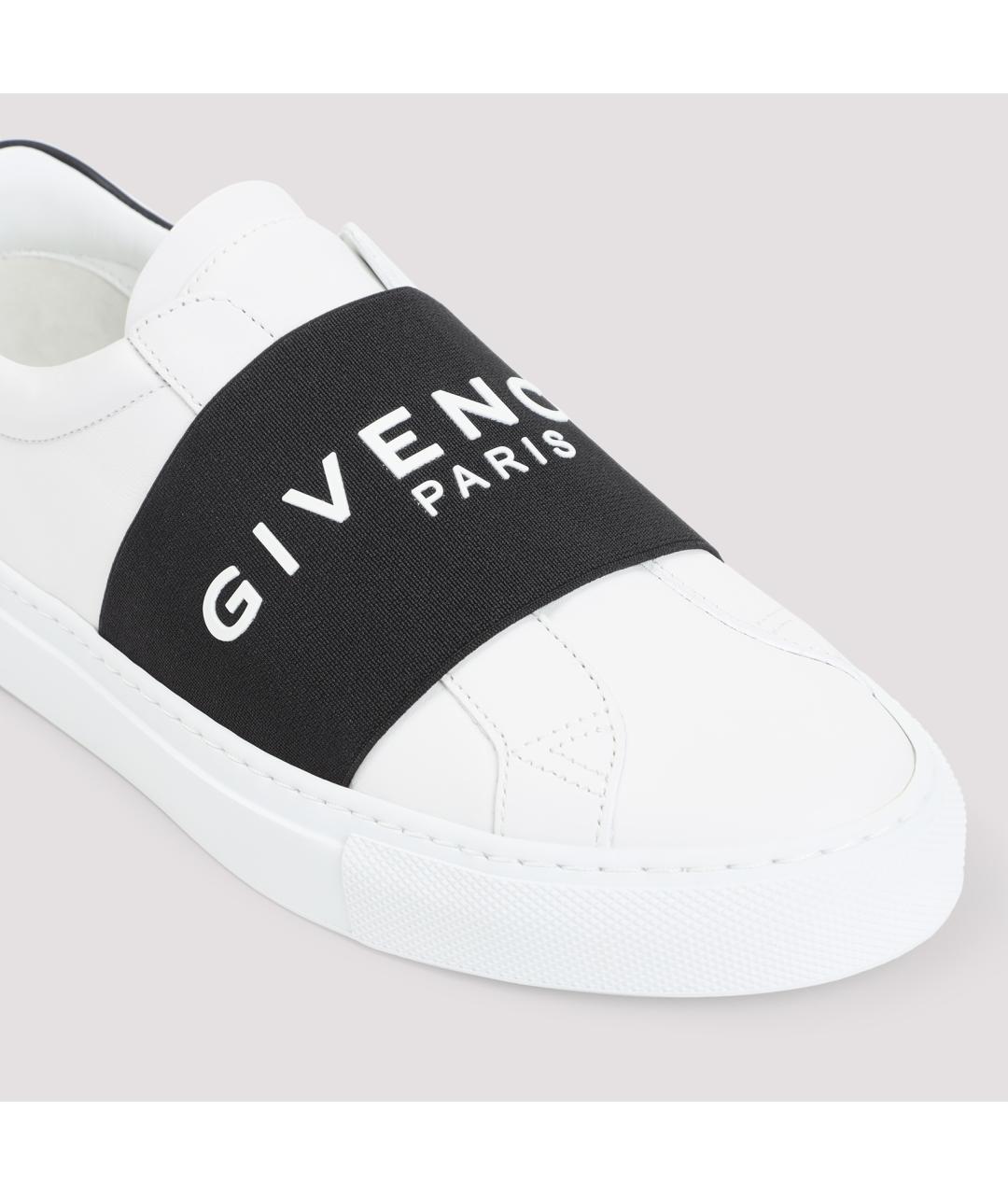 GIVENCHY Белые кожаные слипоны, фото 4