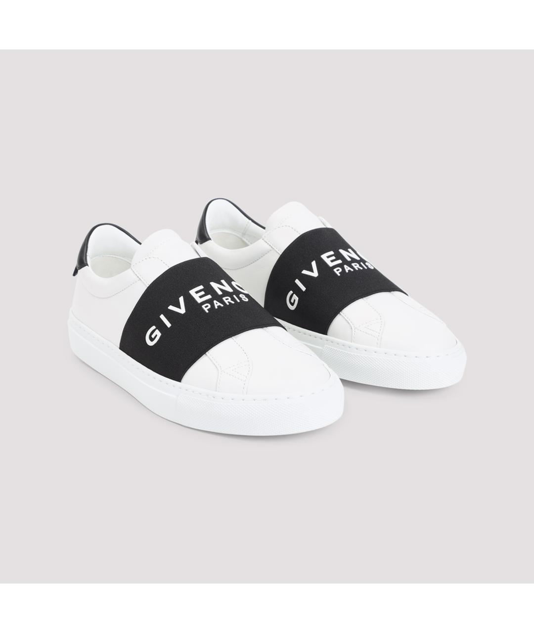 GIVENCHY Белые кожаные слипоны, фото 3