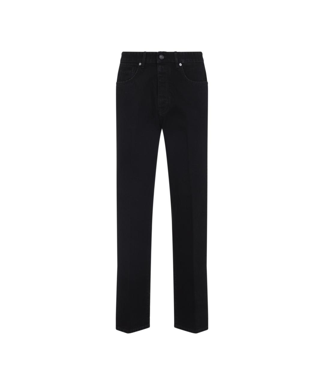 GIVENCHY Темно-синие хлопковые прямые джинсы, фото 1