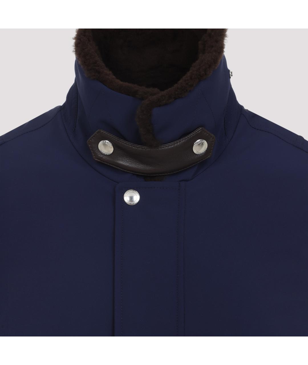 BRUNELLO CUCINELLI Темно-синяя куртка, фото 4