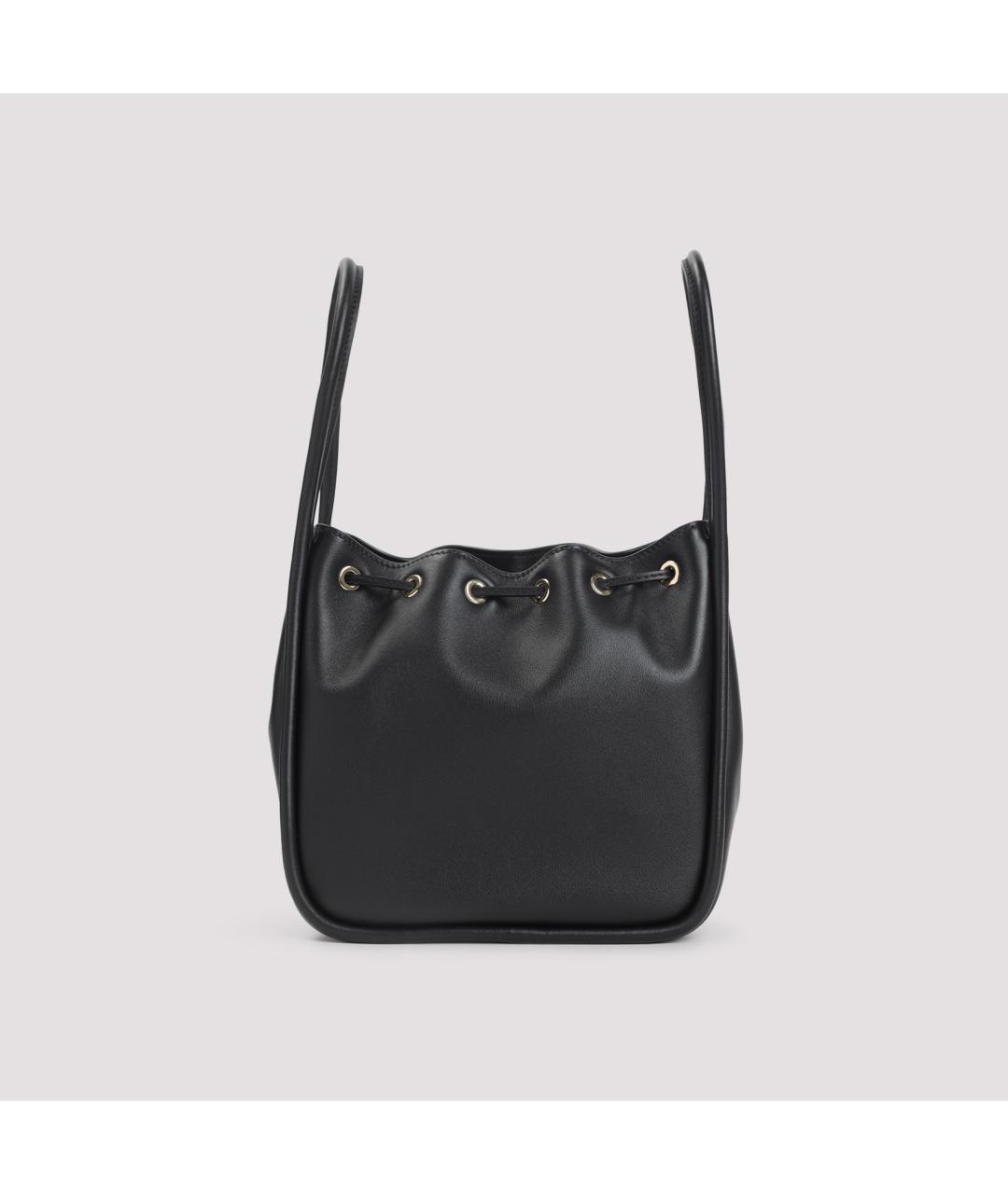 PRADA Черная кожаная сумка тоут, фото 4