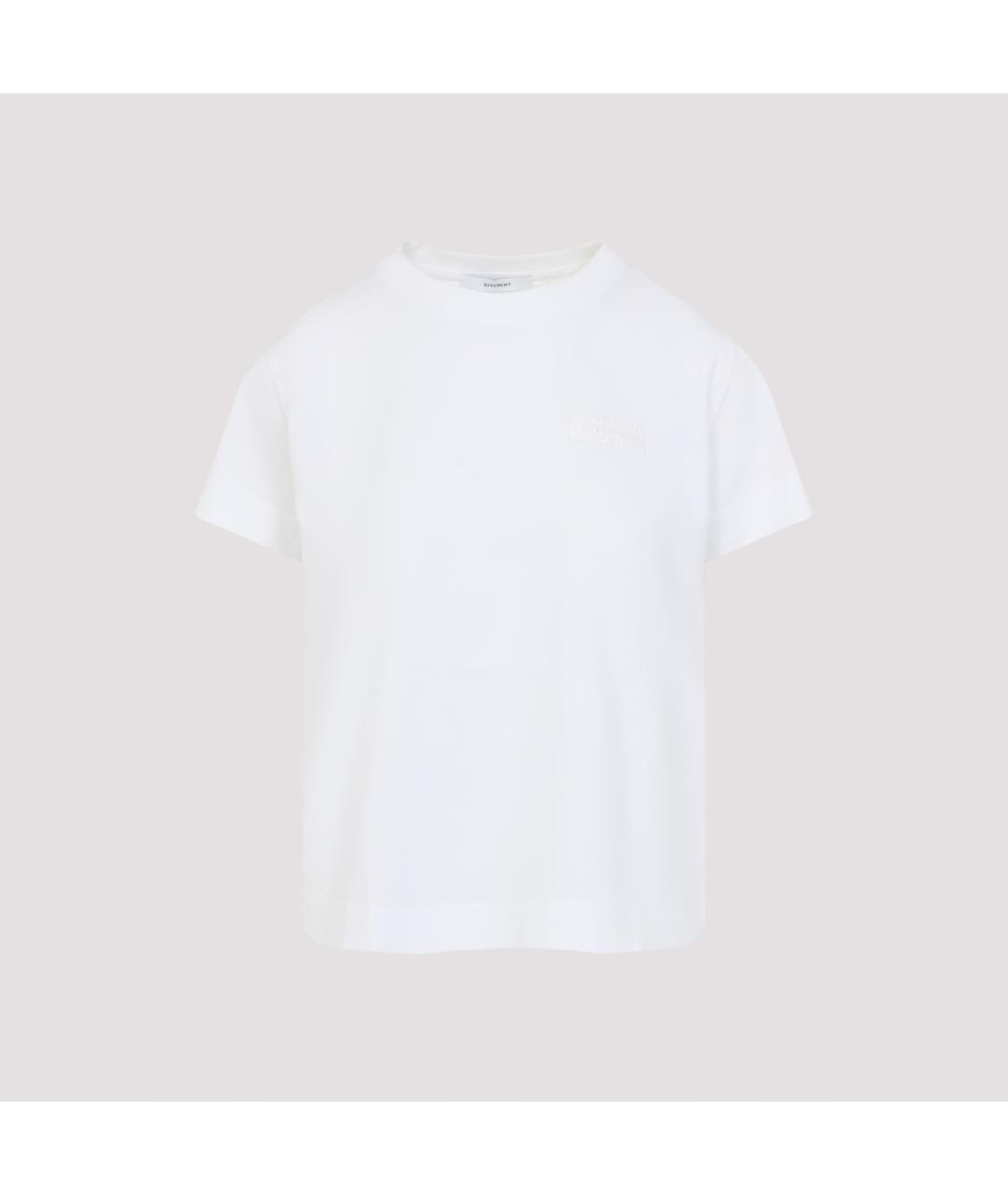 GIVENCHY Белая хлопковая футболка, фото 3