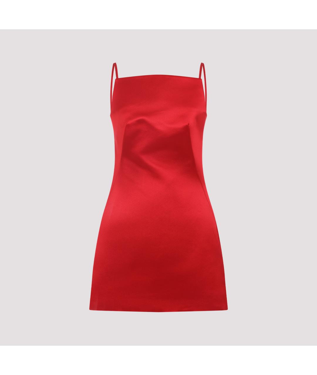 GIVENCHY Красное шелковое коктейльное платье, фото 2