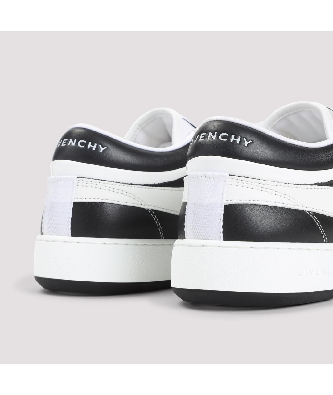 GIVENCHY Белые кожаные низкие кроссовки / кеды, фото 6
