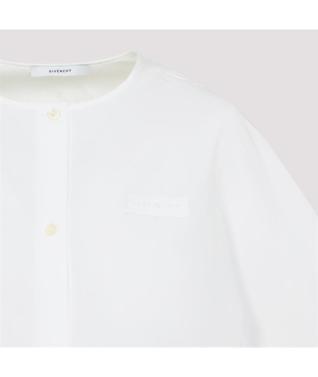 GIVENCHY Белая хлопковая рубашка, фото 5