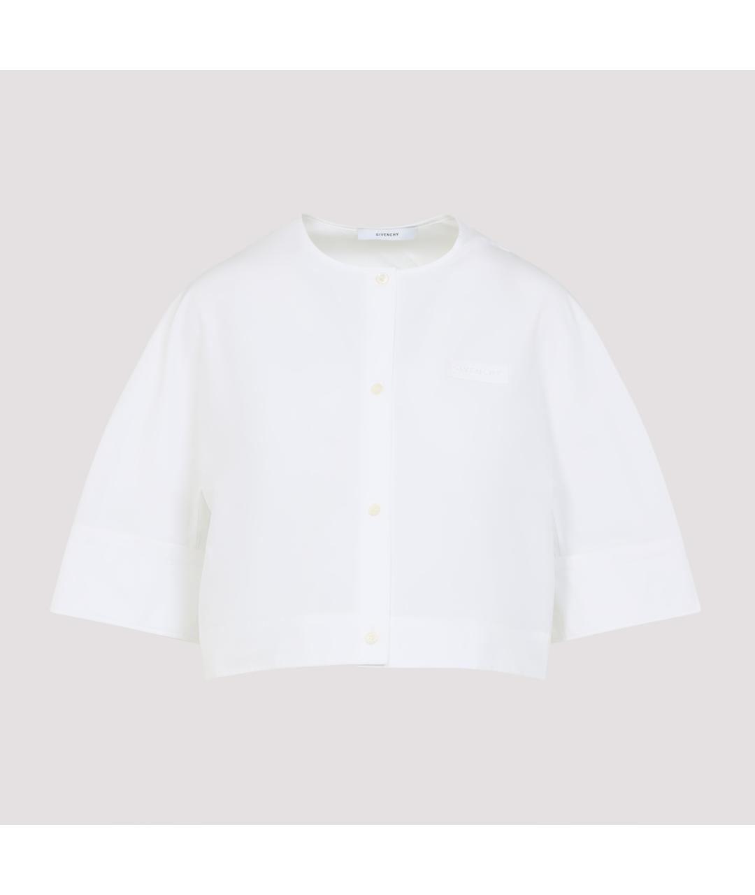GIVENCHY Белая хлопковая рубашка, фото 3