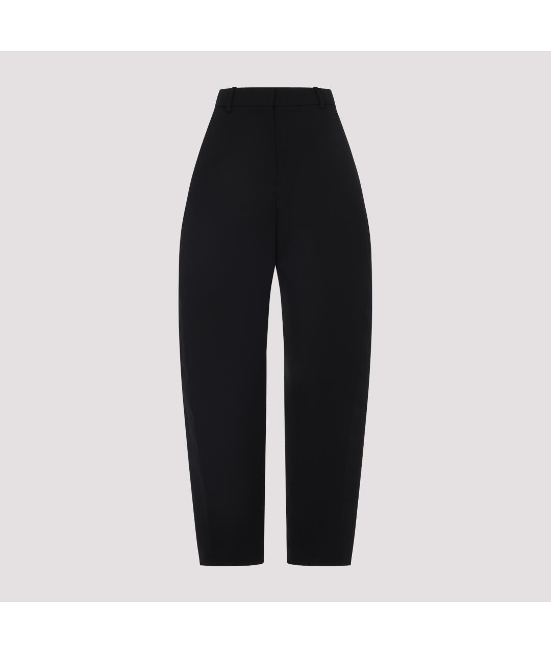 GIVENCHY Черные шерстяные прямые брюки, фото 2
