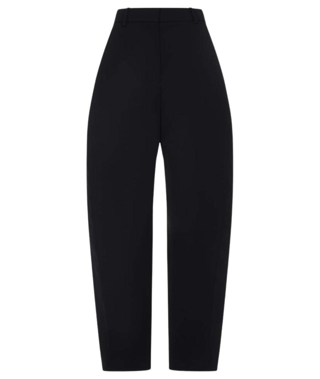 GIVENCHY Черные шерстяные прямые брюки, фото 1