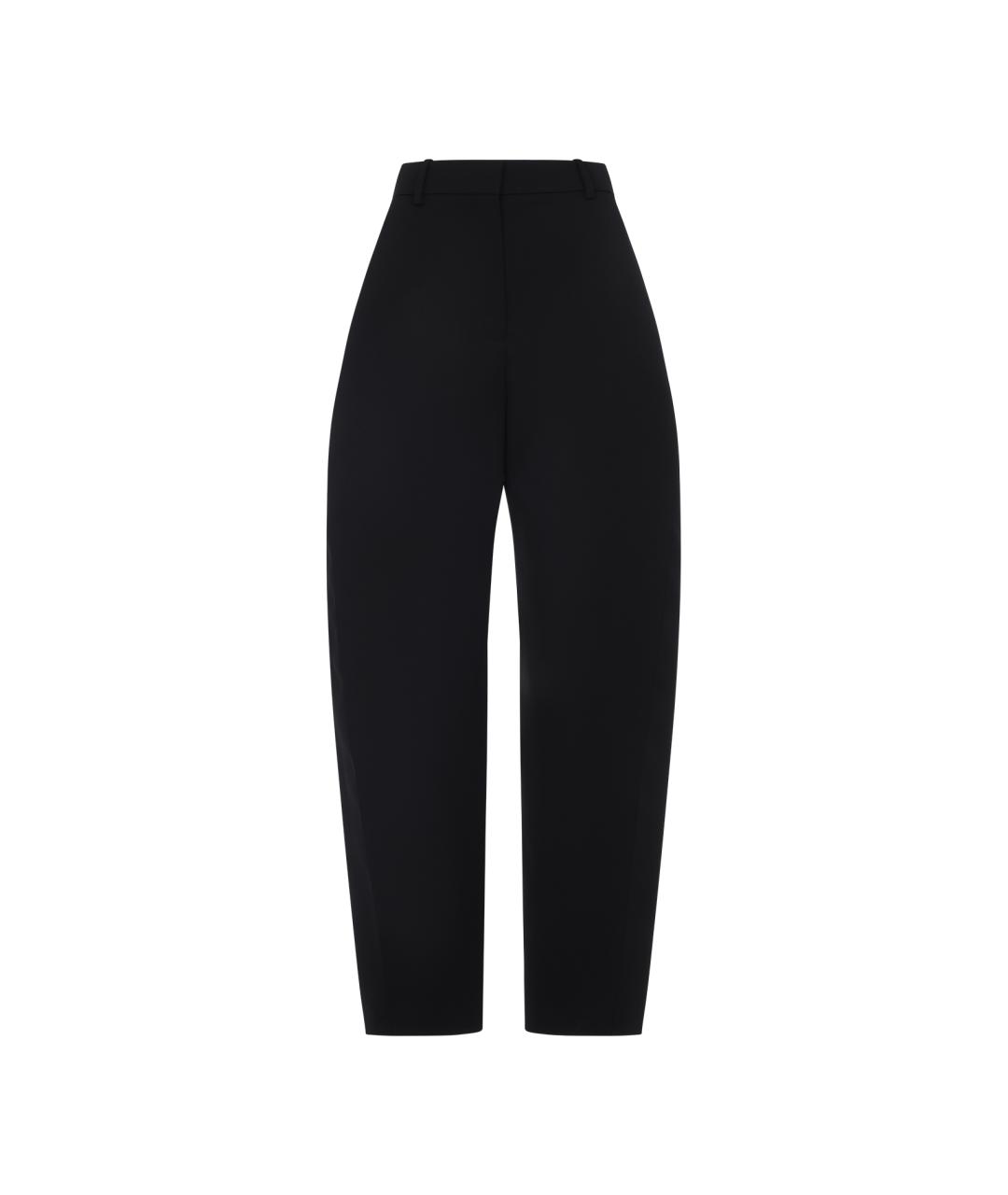 GIVENCHY Черные шерстяные прямые брюки, фото 1