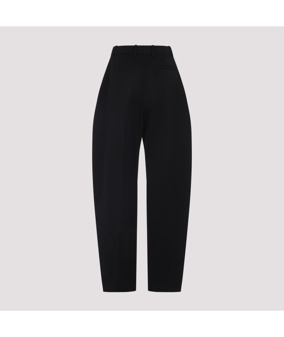 GIVENCHY Черные шерстяные прямые брюки, фото 4