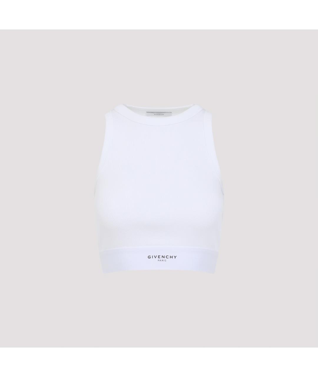 GIVENCHY Белая хлопковая майка, фото 2