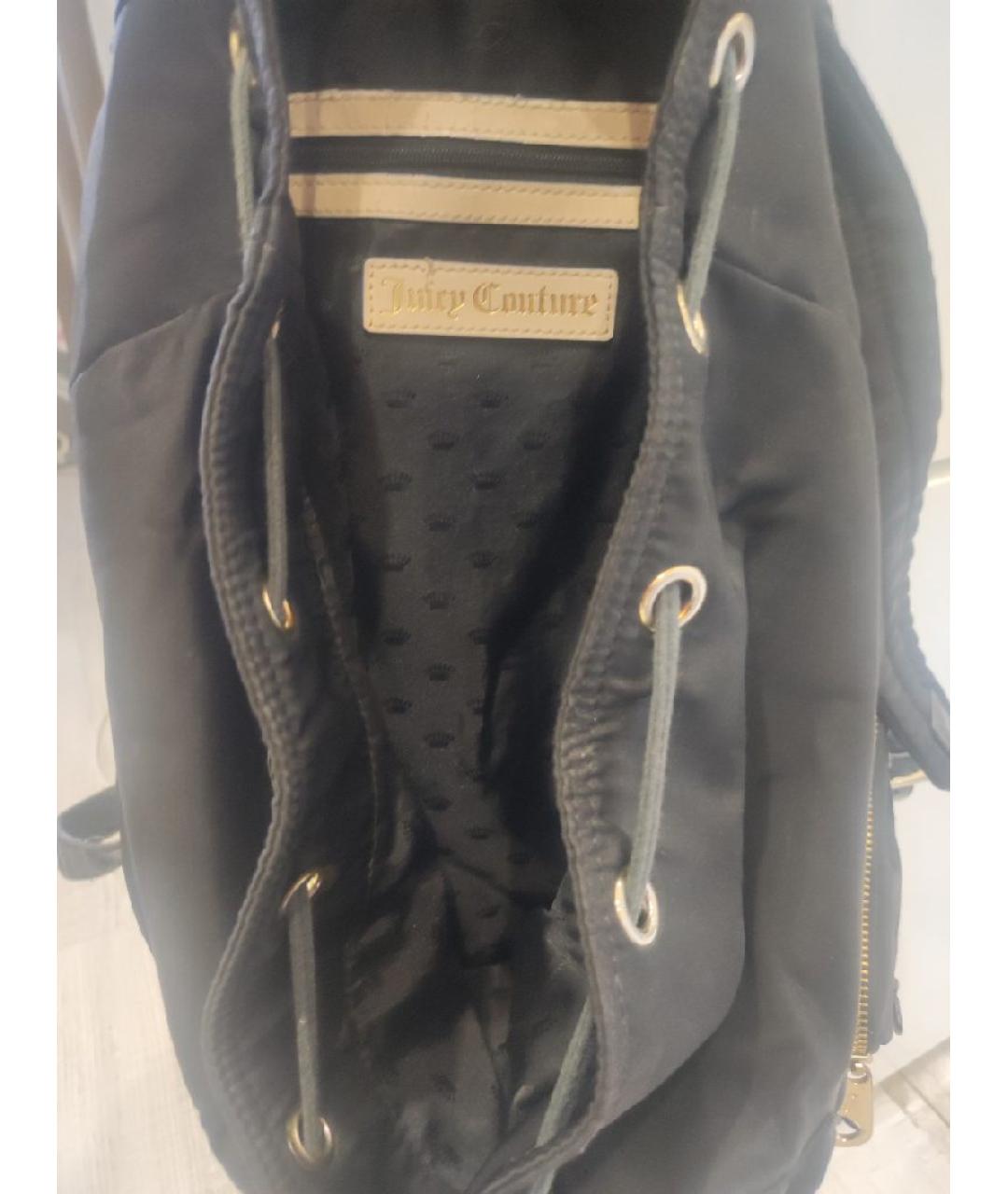 JUICY COUTURE Черный синтетический рюкзак, фото 4