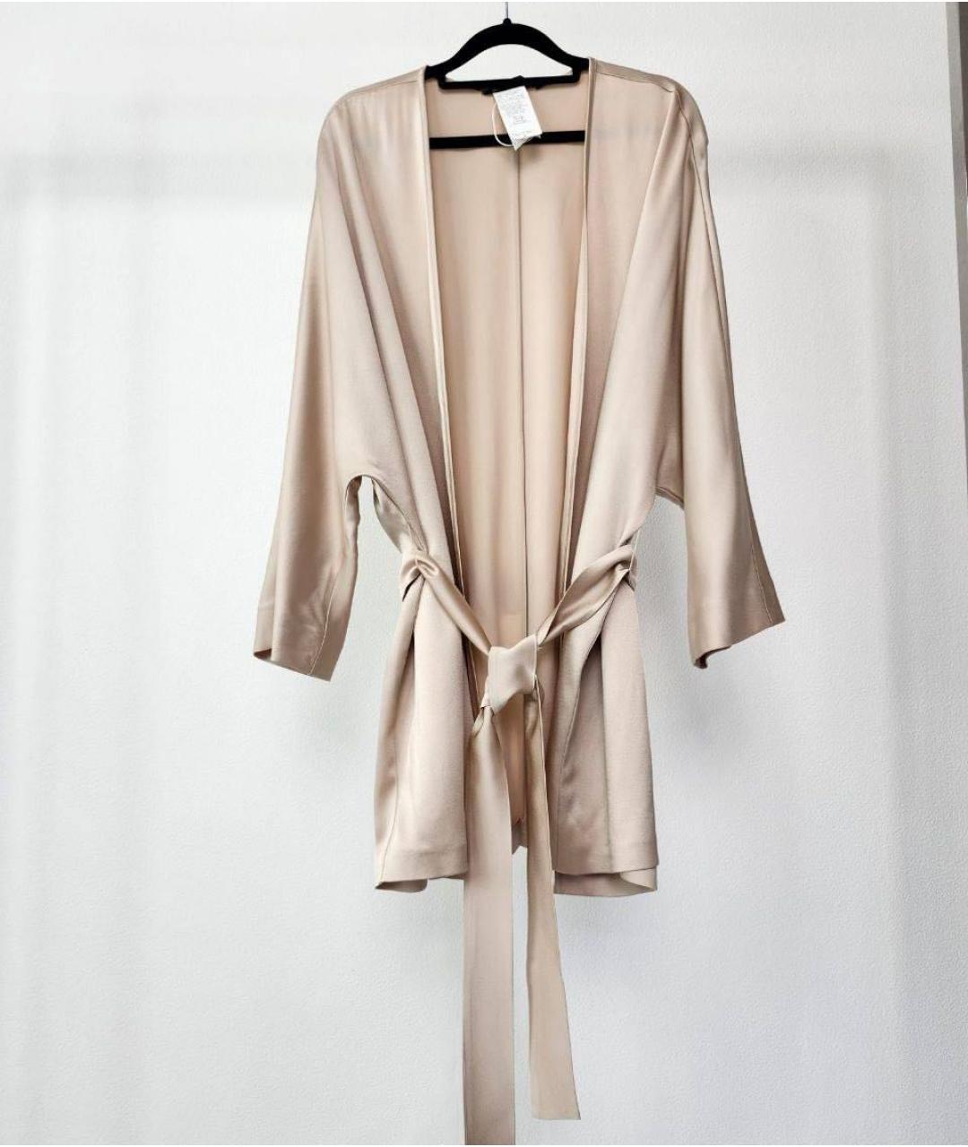 MAX MARA Бежевый ацетатный жакет/пиджак, фото 7