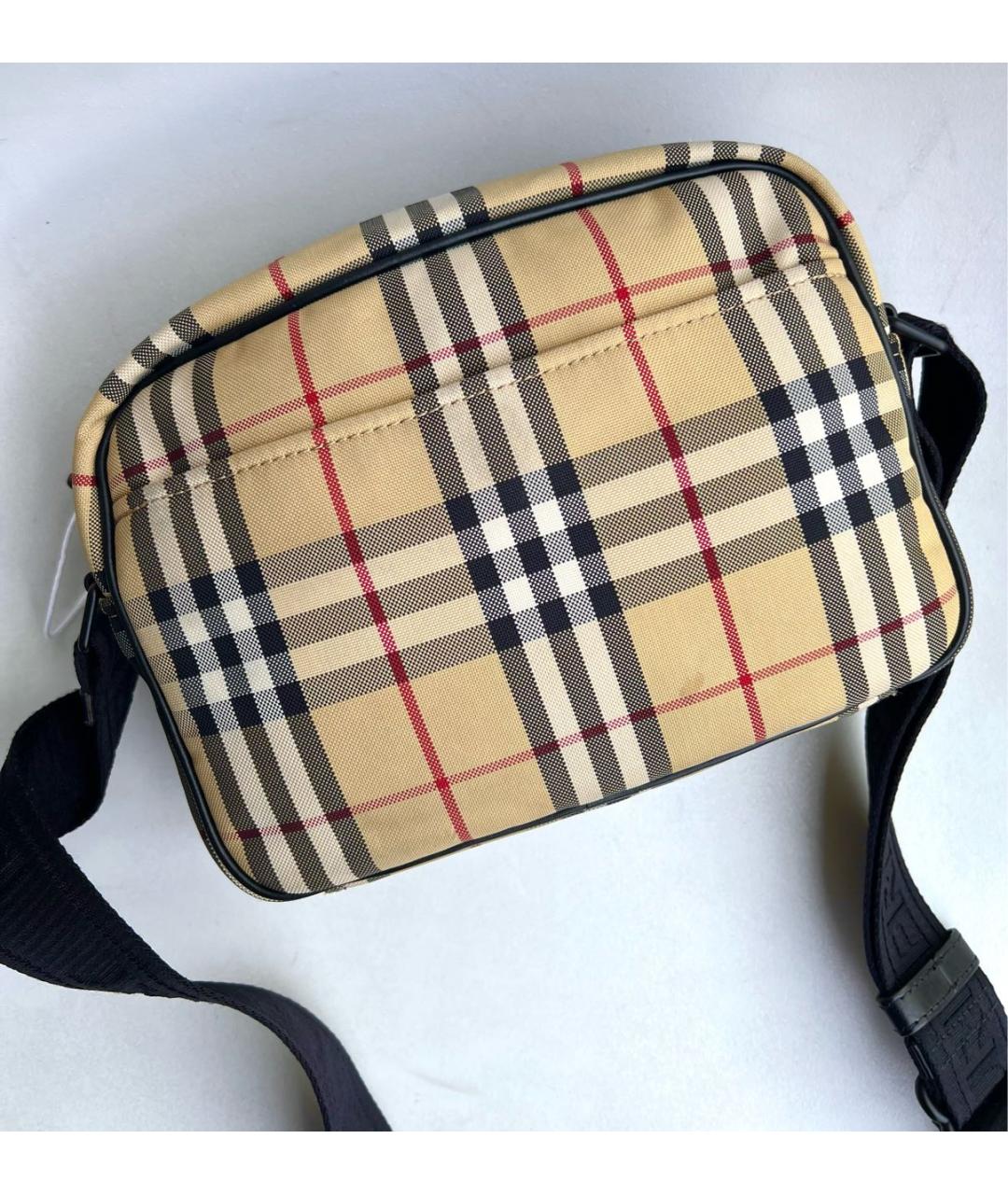 BURBERRY Мульти тканевая сумка на плечо, фото 3