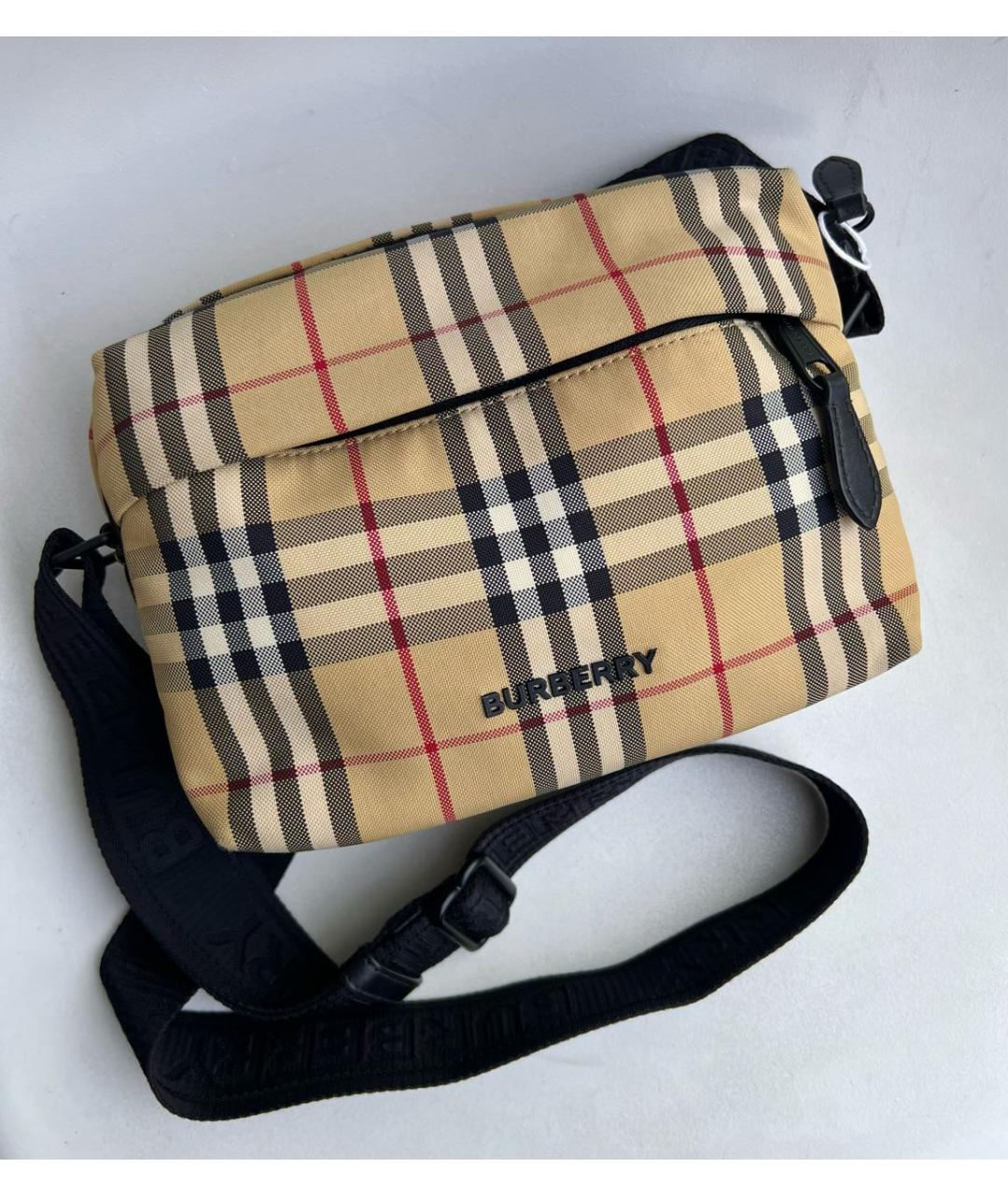 BURBERRY Мульти тканевая сумка на плечо, фото 2