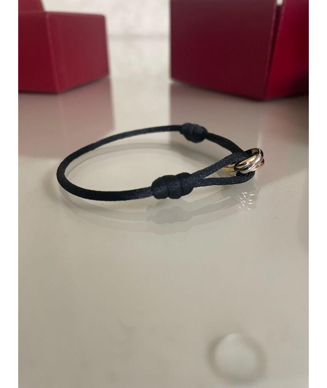 CARTIER Черный браслет из белого золота, фото 2