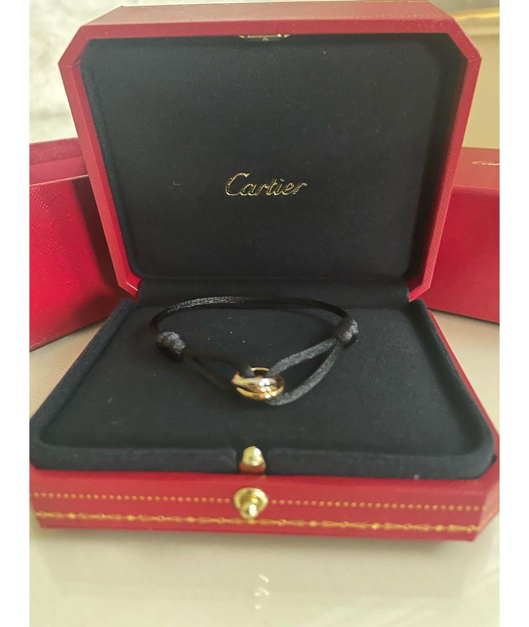 CARTIER Черный браслет из белого золота, фото 4