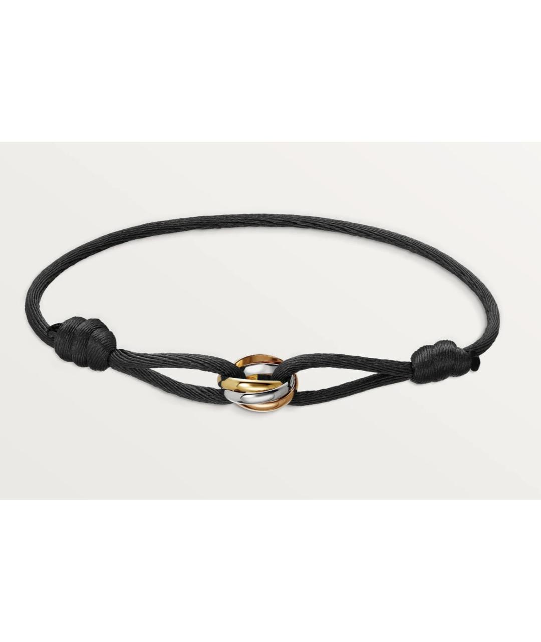 CARTIER Черный браслет из белого золота, фото 5