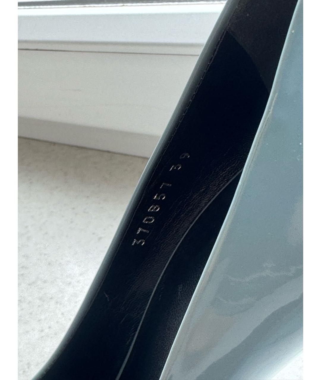 GUCCI Голубые туфли, фото 6