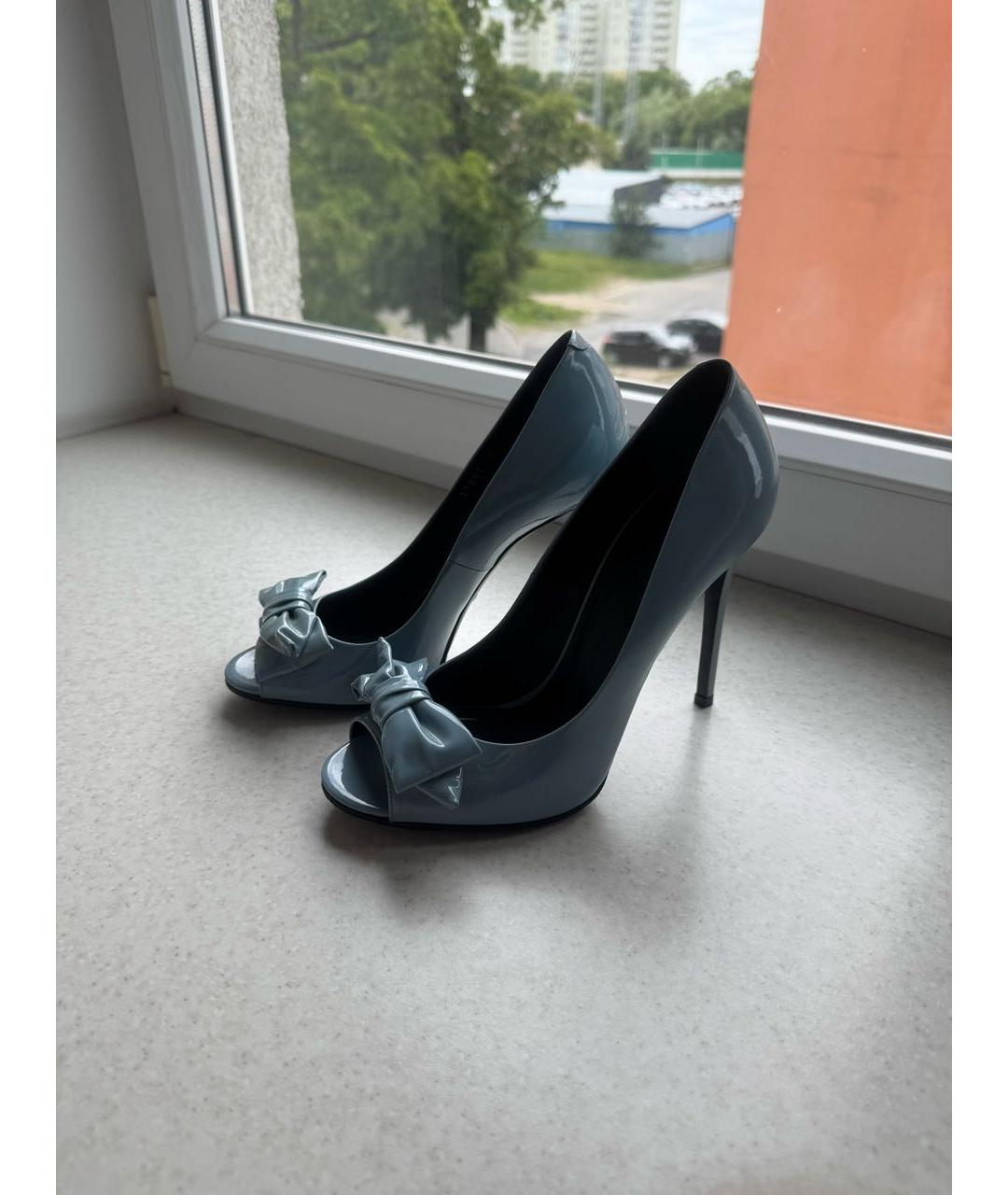 GUCCI Голубые туфли, фото 7